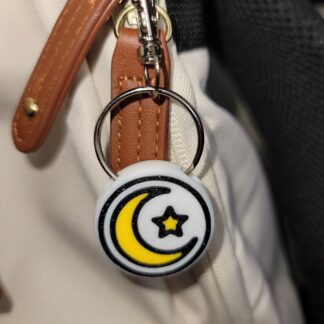 3D Printed Eid Keychain Fob – Multicolor Celebration Zipper Pull