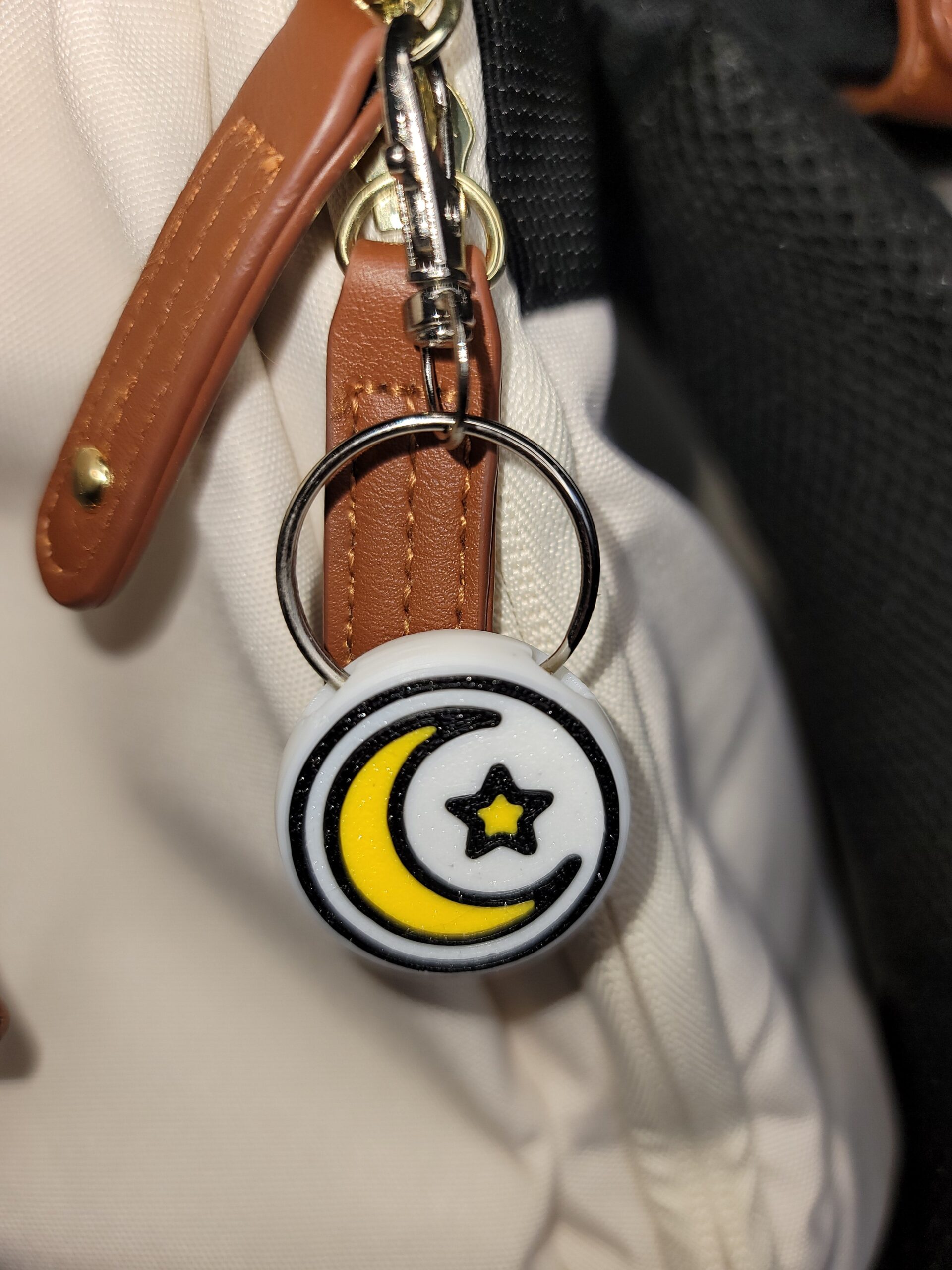3D Printed Eid Keychain Fob – Multicolor Celebration Zipper Pull