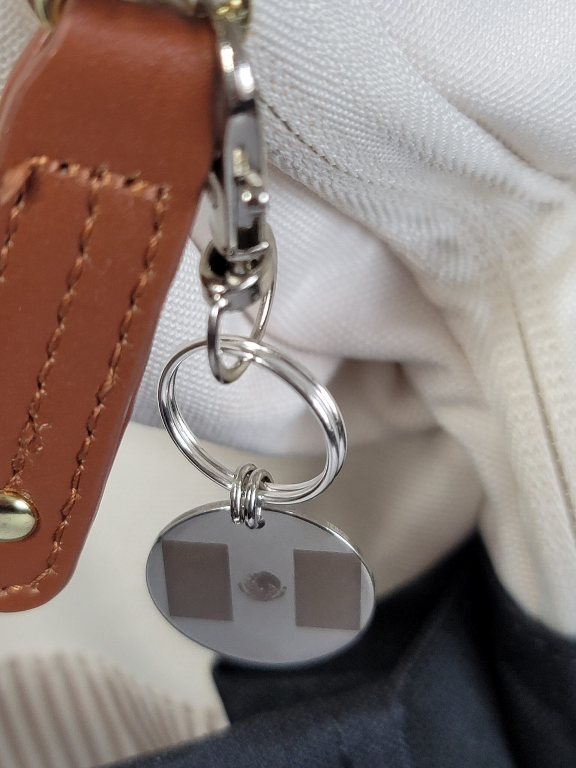 Laser Engraved Mexico Flag Keychain Fob – Steel Pride Zipper Pull - Image 3