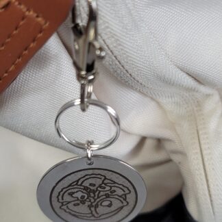 Laser Engraved Perogies Keychain Fob – Steel Foodie Zipper Pull