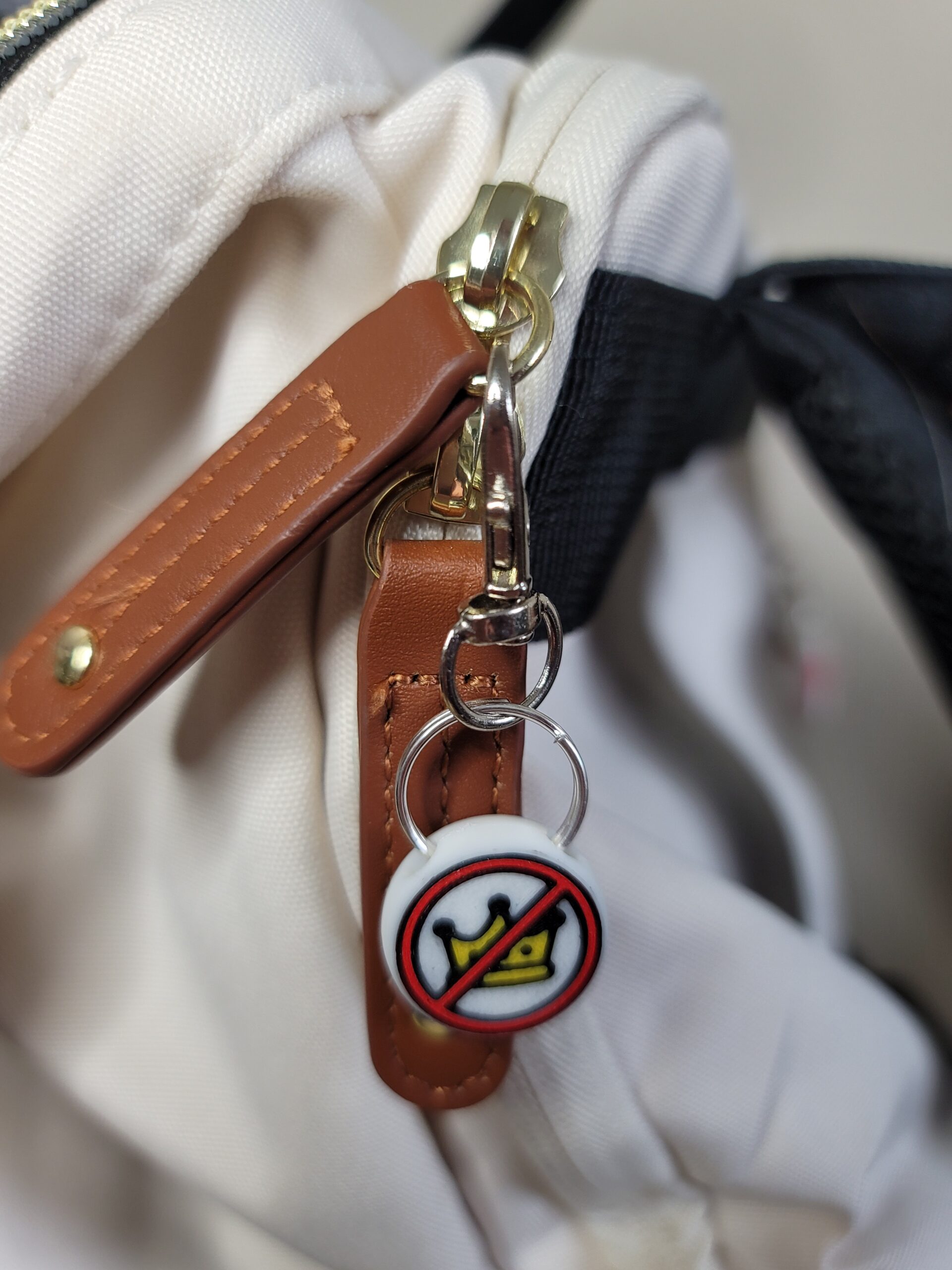3D Printed Pro-Democracy Keychain Fob – Multicolor Zipper Pull Accessory - Image 4