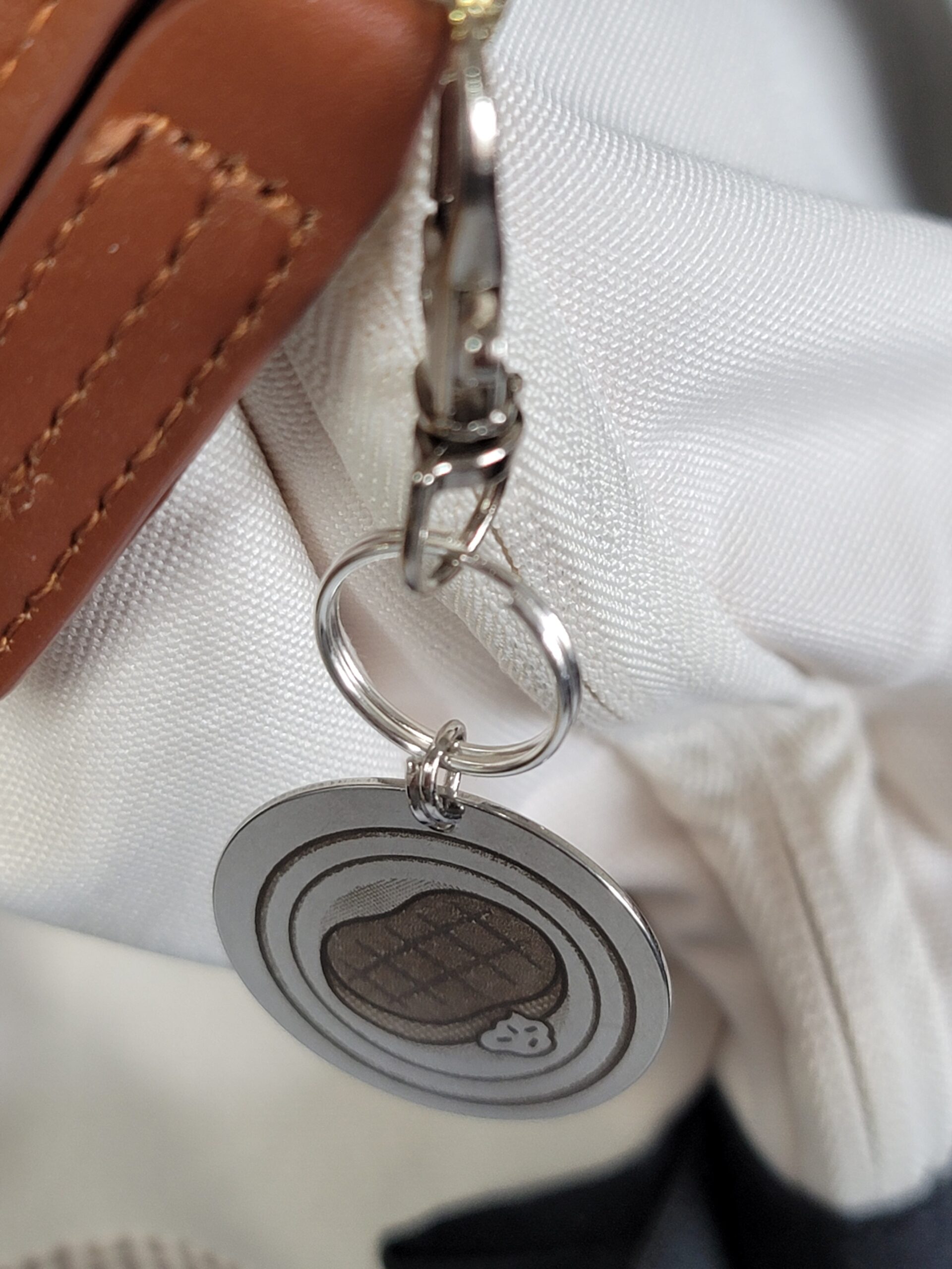 Laser Engraved Steak Keychain Fob – Steel Foodie Zipper Pull